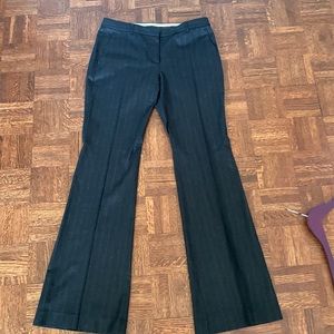 Theory wool pinstripe trousers